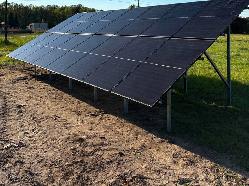 Instalacja fotowoltaiczna 8 kW na konstrukcji gruntowej